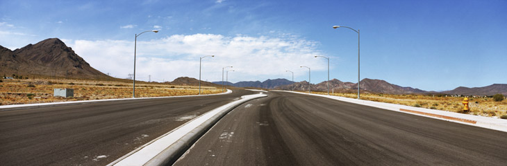 &lt;i&gt;Vacant Highway, South Las Vegas&lt;/i&gt;, near Henderson, 1998.