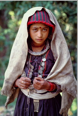 A villager from Won, Garhwal, India, 1993.