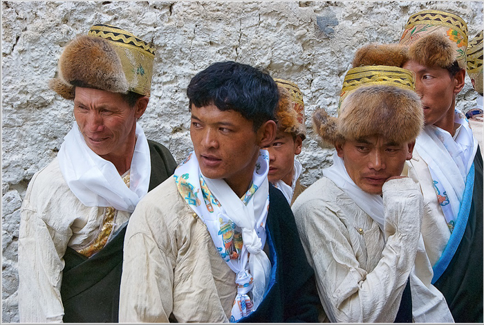 Mustangis preparing for the annual Yartung Festival, Lo Manthang, Upper Mustang, Nepal, 2013.