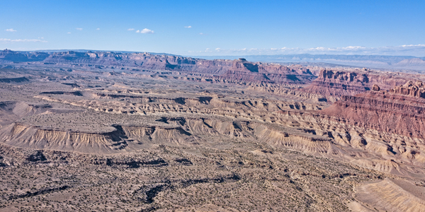 The eastern flank of the San Rafael Swell.