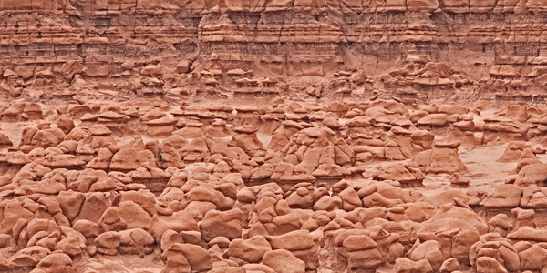 Hoodoos in Goblin Valley.